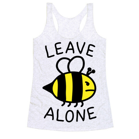 Leave Bee Alone Racerback Tank Top