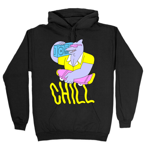 Chill Dolphin Hooded Sweatshirt