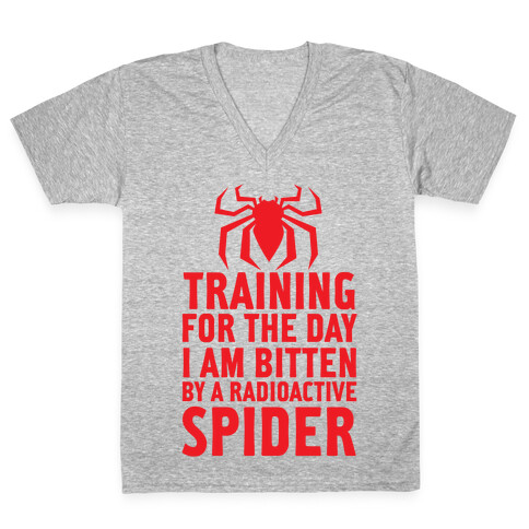 Training For The Day V-Neck Tee Shirt