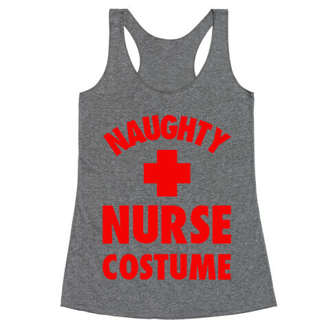 Naughty Nurse Costume Racerback Tank Top