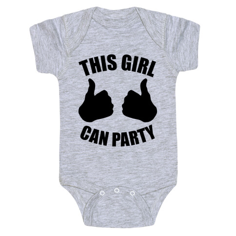 This Girl Can Party Baby One-Piece