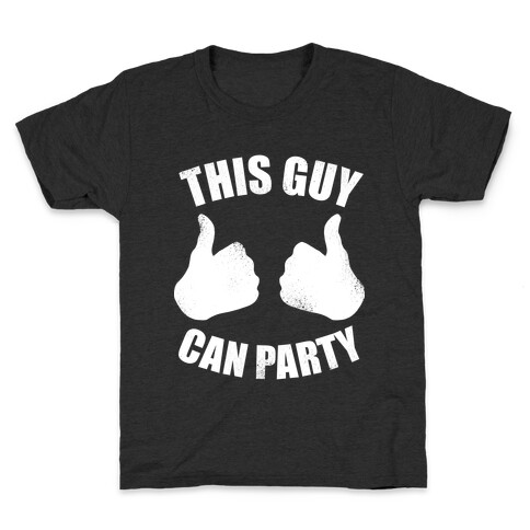 This Guy Can Party (White Ink) Kids T-Shirt