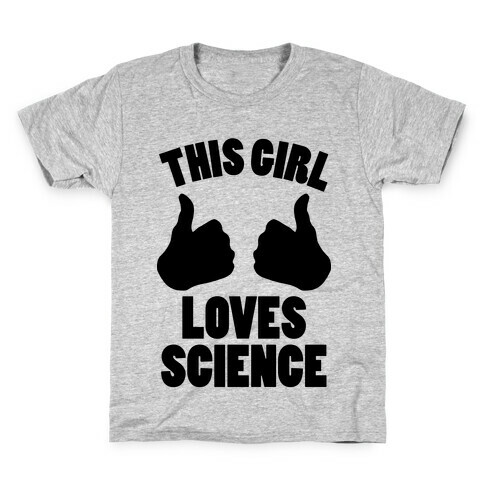 This Girl Loves Science Kids T-Shirt