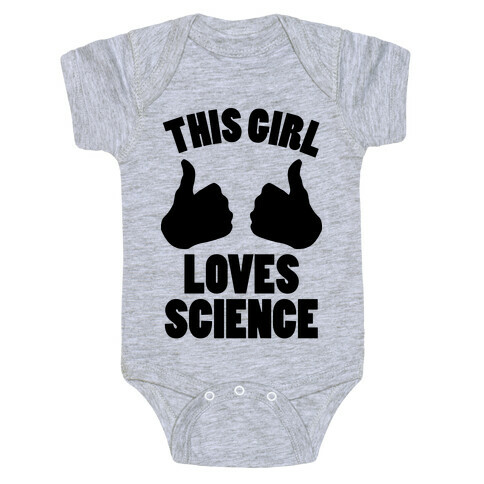 This Girl Loves Science Baby One-Piece