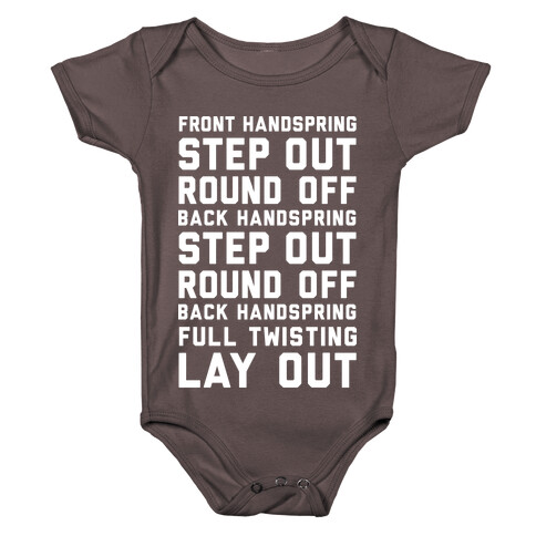 Full Twisting Layout Baby One-Piece