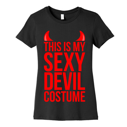 This Is My Sexy Devil Costume Womens T-Shirt