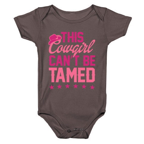 This Cowgirl Can't Be Tamed Baby One-Piece