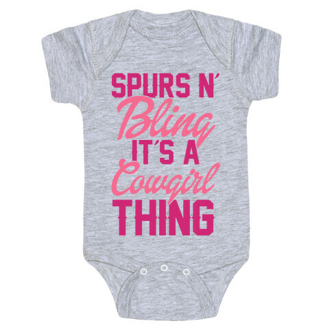 Spurs N' Bling Baby One-Piece