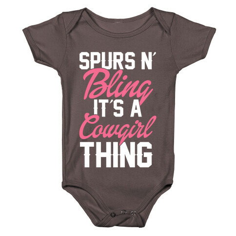 Spurs N' Bling Baby One-Piece