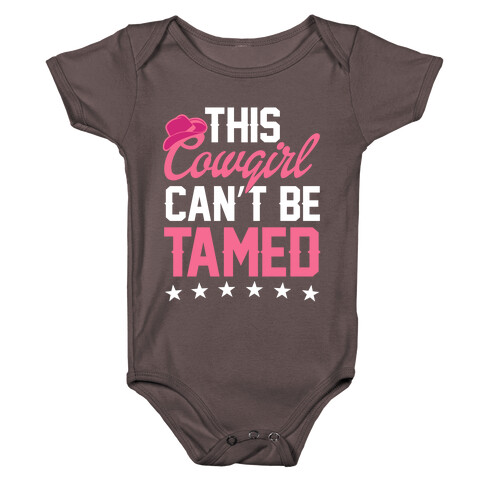 This Cowgirl Can't Be Tamed Baby One-Piece