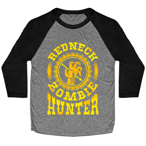 Redneck Zombie Hunter Baseball Tee