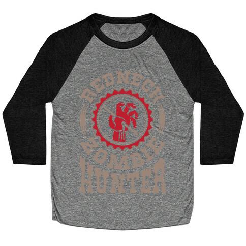 Redneck Zombie Hunter Baseball Tee