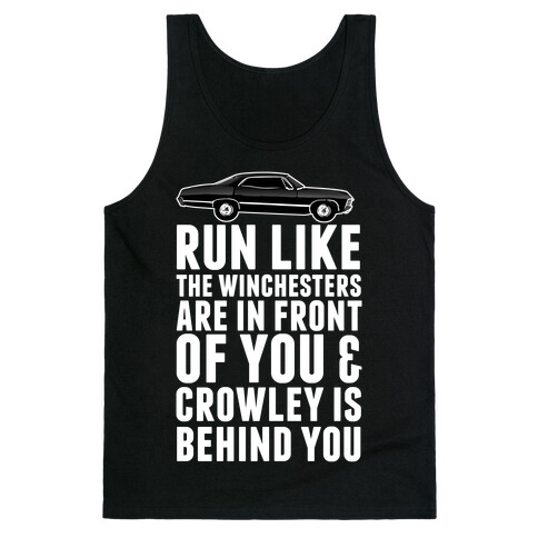 Run Like The Winchesters Tank Top