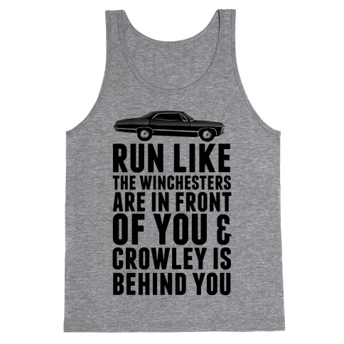 Run Like The Winchesters Tank Top