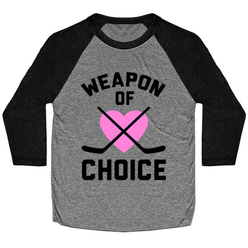 Weapon of Choice Baseball Tee