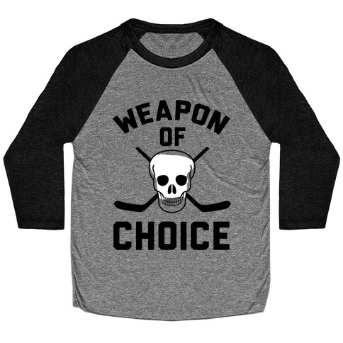 Weapon of Choice Baseball Tee