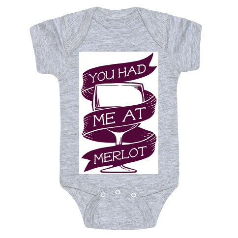 You Had Me at Merlot Baby One-Piece