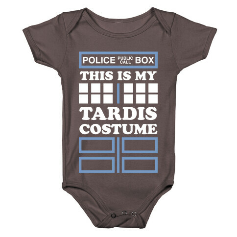 This Is My Tardis Costume Baby One-Piece