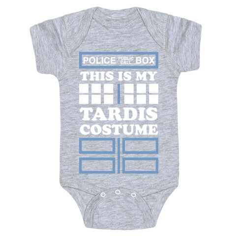 This Is My Tardis Costume Baby One-Piece