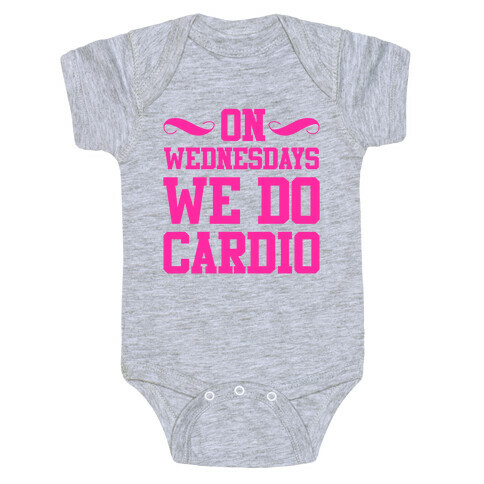On Wednesdays We Do Cardio Baby One-Piece