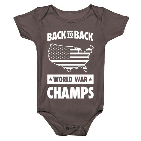 Back to Back World War Champs Baby One-Piece