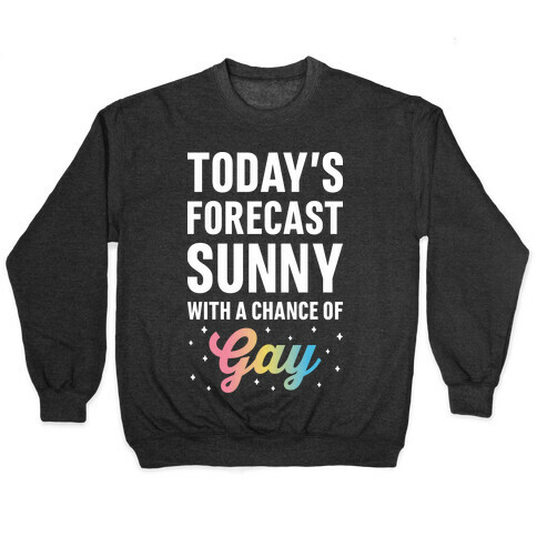 Today's Forecast, Sunny With A Chance of Gay Pullover