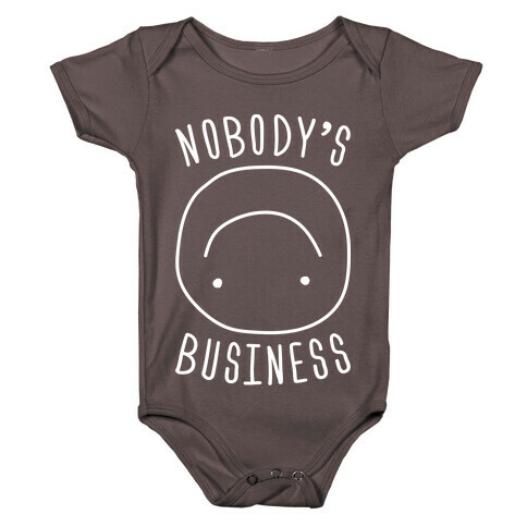 Nobody's Business Baby One-Piece