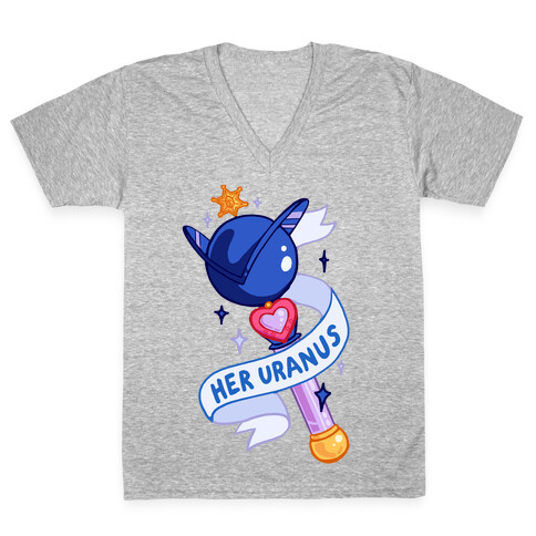 Her Uranus Pair 2 V-Neck Tee Shirt