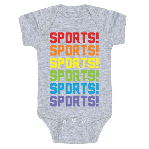 Sports Sports Sports Baby One-Piece