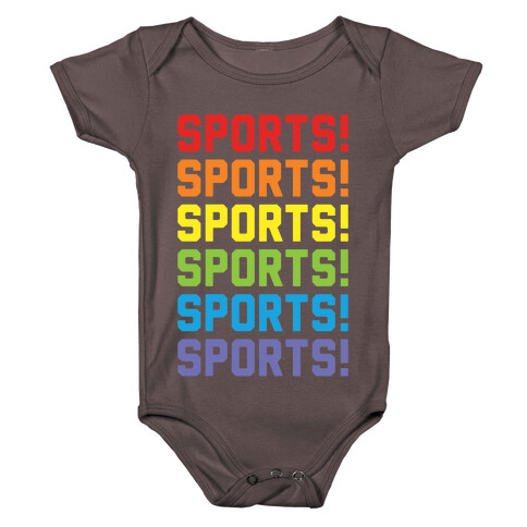 Sports Sports Sports Baby One-Piece