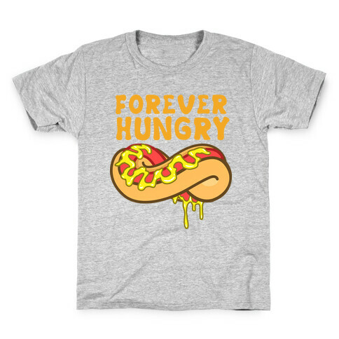 Forever Hungry (Yellow) Kids T-Shirt