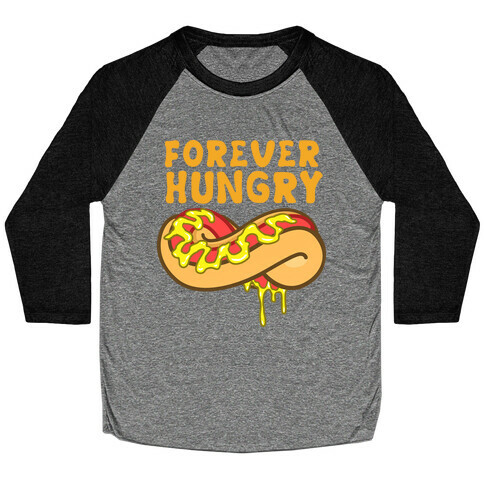 Forever Hungry (Yellow) Baseball Tee