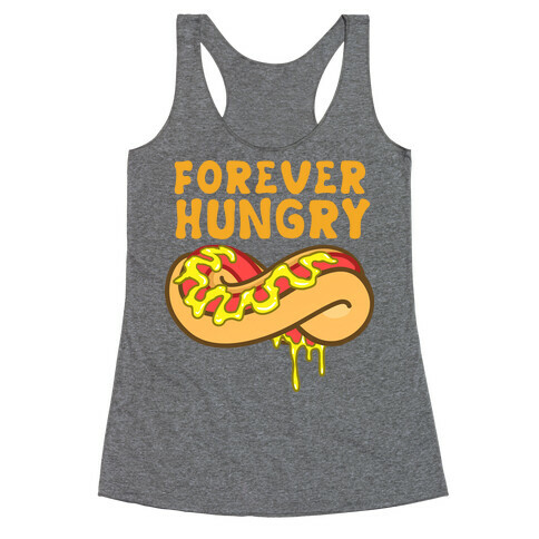 Forever Hungry (Yellow) Racerback Tank Top