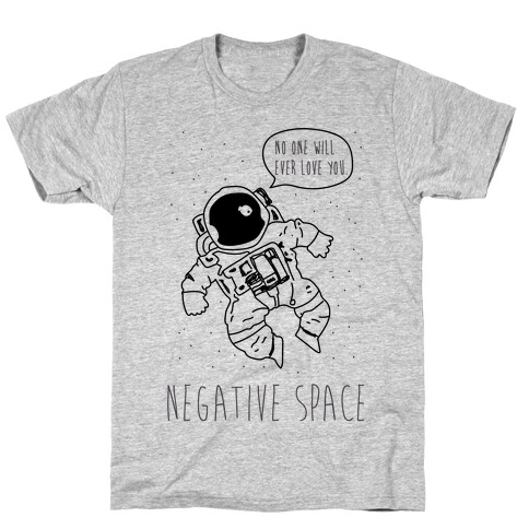 Negative Space Black T-Shirt