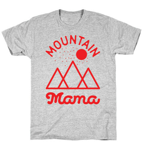 Mountain Mama Red T-Shirt