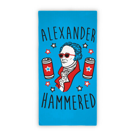 Alexander Hammered (Towel) Beach Towel