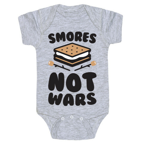 Smores Not Wars (CMYK) Baby One-Piece