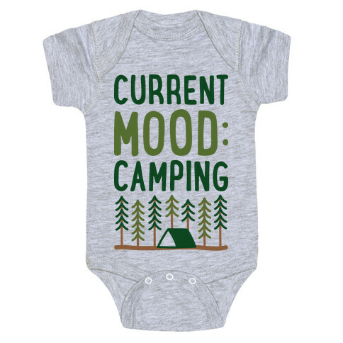 Current Mood: Camping (CMYK) Baby One-Piece