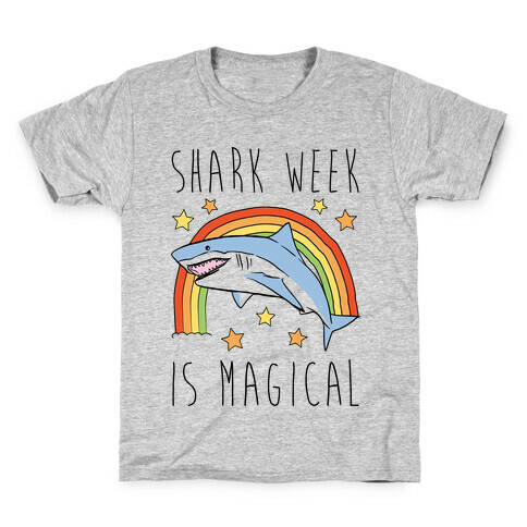 Shark Week Is Magical Parody Kids T-Shirt