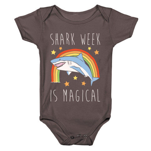 Shark Week Is Magical Parody White Print Baby One-Piece