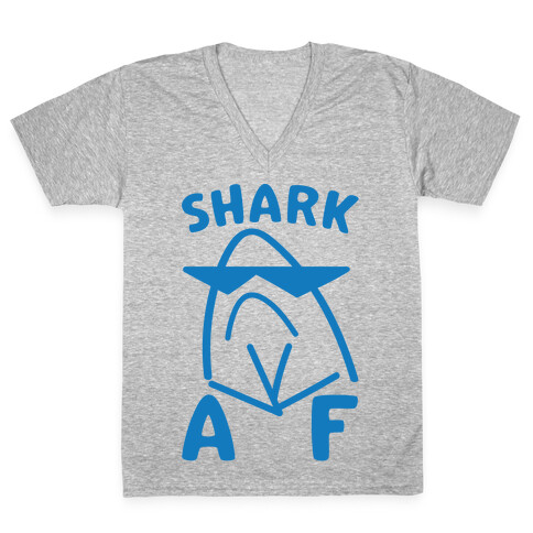 Shark AF V-Neck Tee Shirt