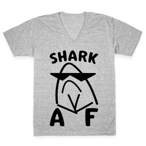 Shark AF V-Neck Tee Shirt