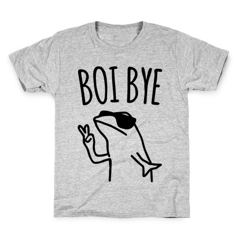 Boi Bye Parody Kids T-Shirt