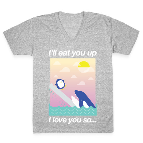 I Love You So V-Neck Tee Shirt