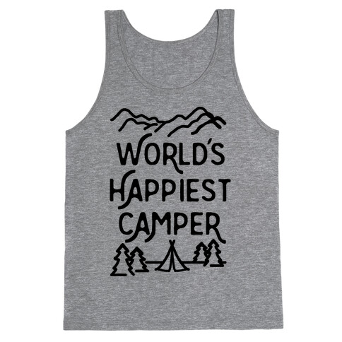 World's Happiest Camper Tank Top