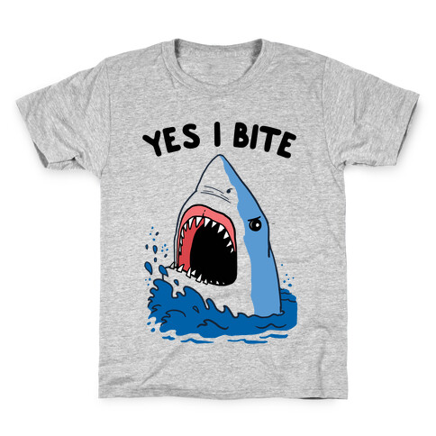 Yes I Bite (CmYK) Kids T-Shirt