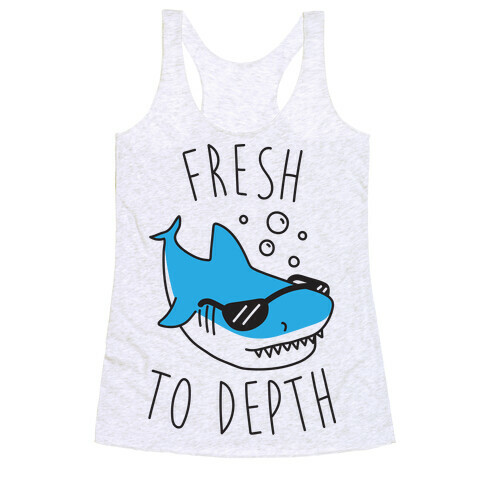 Fresh To Depth (CMYK) Racerback Tank Top