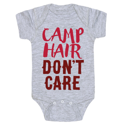 Camp Hair Don't Care Baby One-Piece