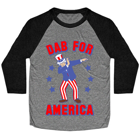 Dab For America Baseball Tee