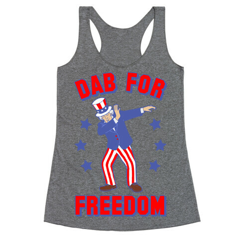 DAB FOR FREEDOM Racerback Tank Top